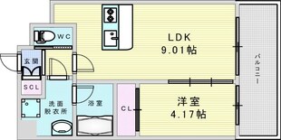 プレジオ緑地公園の物件間取画像